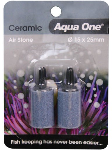 Aqua One Air Stone - Ceramic 25x15mm (2pk) - NZ Pump And Water Filters