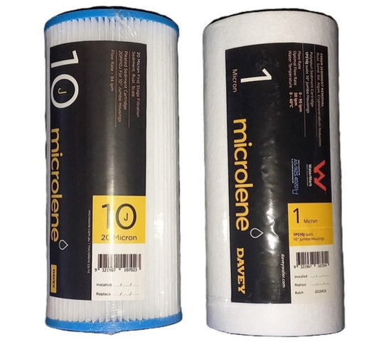 Davey Microlene Sediment Jumbo Water Filter Set - 10"x 4.5